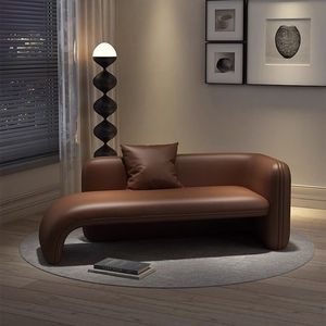 Chaise longue minimalista italiana in legno |   Poltrona Reclinabile Singola per Soggiorno, Divano Casual per Hotel/<span class=keywords><strong>B</strong></span>&<span class=keywords><strong>B</strong></span>, Ideale per Spazi Ridotti - Product Image 3