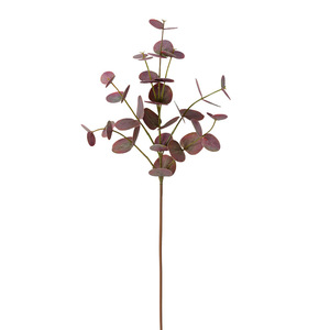 Planta Artificial de Hoja de Eucalipto de 75 cm de Altura, Simulación Realista, Duradera, Decoración para Bodas y Hogar, PVC Suave, Paquete Individual - Product Image 3