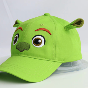 Gorras de béisbol de algodón verde para mujeres y hombres, deportivas, Oxford, orejas bonitas para Primavera/Verano, protección solar, cara, efecto adelgazante, negocios - Product Image 3