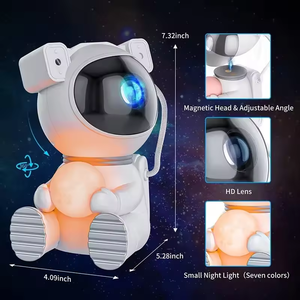 Gifts Children LED Plastic Laser Night <b>Light</b> Moon <b>Starry</b> Sky Spaceman for <b>Projector</b> with Remote Control Hotel Use - Product Image 2