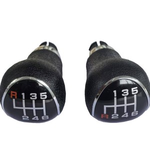 Phidix Car <b>Gear</b> <b>Knob</b> Manual Transmission PU Black Easy To Install - Product Image 5