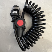 Câble spiralé 24V pour camion, prise de remorque ABS EBS 7 broches, câble de connexion robuste pour remorque et camion