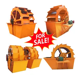 100T/H Sand Washing Machine Bucket Wheel Sand Washer Beach Sand Cleaning Machine Large Capacity