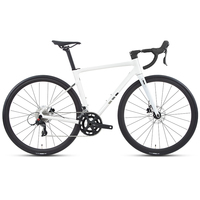 Vélo de route Twitter C6 Rs 2x12s avec freins hydrauliques complets, fourche en fibre de carbone, cadre en alliage, vélo de course 700c pour adultes