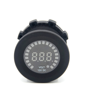 Indicador de Voltaje de 12V en Oferta, Voltímetro Digital Redondo - Product Image 4