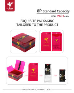 Flycdi <span class=keywords><strong>แบ</strong></span><span class=keywords><strong>ต</strong></span>เตอรี่โทรศัพท์รุ่น<span class=keywords><strong>6</strong></span> 7 8 SE XS XR xsmax 11 12 13 PRO MAX <span class=keywords><strong>แบ</strong></span><span class=keywords><strong>ต</strong></span>เตอรี่ขนาดเล็กสำหรับ iPhone 8P - Product Image 4