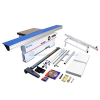 Scie à table coulissante WOODFUNG avec affichage numérique et levage électrique MJ6132 Machines à bois