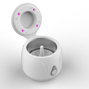 Vente directe usine : Nettoyeur ultrasonique multifonctionnel 45 kHz 180 ml avec affichage numérique pour prothèses dentaires, aligneurs, brosses à dents et bijoux - Product Image 2