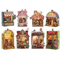 Aimant de réfrigérateur 3D, aimant décoratif pour réfrigérateur avec lumière |   Mini puzzle en bois pour adultes, décoration de cuisine à domicile