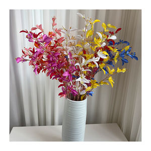 Flores artificiales de coelogyne fimbriata, ramas largas, venta al por mayor, baratas - Product Image 3