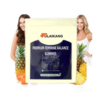 Gomitas para el Equilibrio Femenino de Marca Privada OEM, Probiótico para Mujeres con Bacillus Coagulans y Piña para el Equilibrio del pH