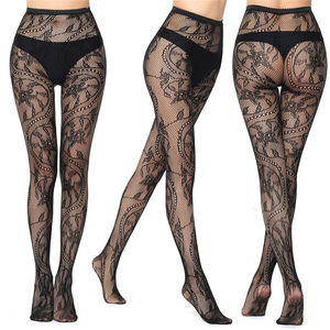 Vente chaude Collants résille sexy pour femmes, tissage jacquard, collants résille, lingerie, bas sexy - Product Image 2