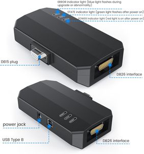 Outil de diagnostic automobile, scanner OBD2, connectivité USB, lecteur de code couleur noir, système complet 12V électronique - Product Image 6