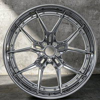 Juego de 2 Ruedas de Aleación de Aluminio Forjado, Cromadas y Pulimentadas, para Autos de Carreras, 5x120 5x112 17 18 19 20 Pulgadas para BMW