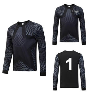 Maglia da <span class=keywords><strong>Portiere</strong></span> da Calcio Uomo 2026/27 di Alta Qualità Traspirante con Stampa a Trasferimento Termico e Logo Personalizzato Rossa - Product Image 3