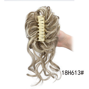 <span class=keywords><strong>Chignon</strong></span> désordonné en fibre haute température à pince, très tendance, pour extension capillaire, style <span class=keywords><strong>chignon</strong></span> donut - Product Image 6