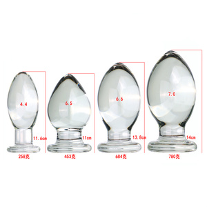 Анальная пробка из прозрачного стекла, 7 см, для мужчин и женщин, для самостимуляции и флирта, товары для взрослых - Product Image 5