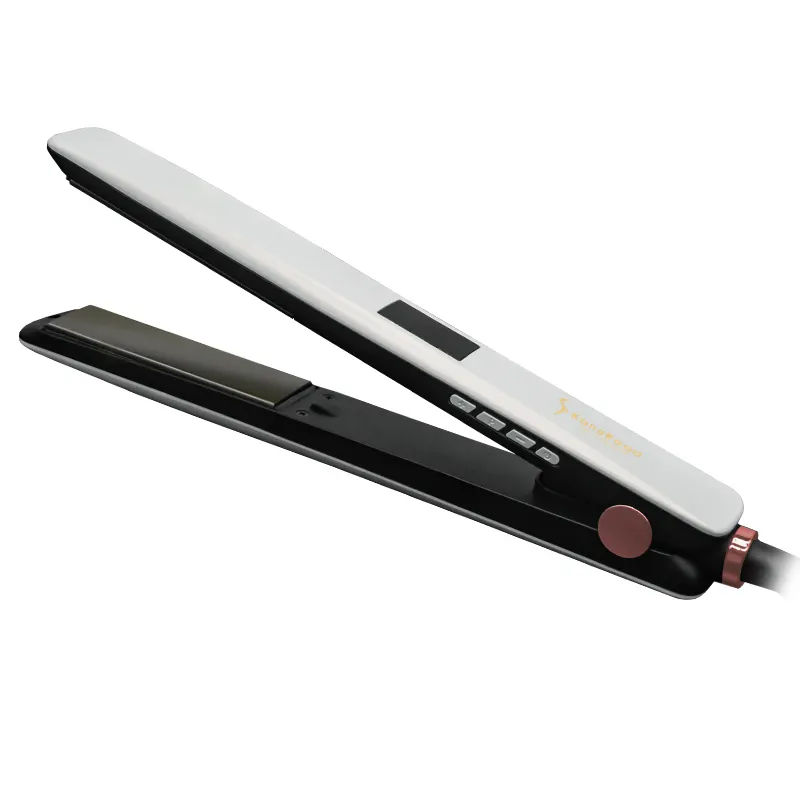 Plancha de pelo ondulado 2 en 1, alisador de extensión de cabello negro, Digital, plano, 450F, nuevo Control de engarce, temperatura inteligente, venta al por mayor