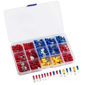 280PCS Assorted Female Male Crimp Spade Terminal Insulated Electrical Wire Connector Kits