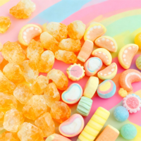 Groothandel Zoete Gefreeze-droogde Marshmallow Fruitige Internetberoemdheid Gummy Candy 1kg Zak Meerdere Kleuren