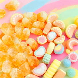 Guimauves lyophilisées sucrées en gros, bonbons gélifiés fruités, célébrités d'Internet, sac de 1 kg, multicolores - Product Image 1