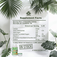 Comprimés à croquer de Vitamine C de haute qualité 200mg – Soutien quotidien au bien-être pour les professionnels occupés – En stock – OEM ODM – Suppléments à l'orange