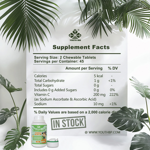 Tabletas Masticables de Vitamina C de Alta Calidad, 200 mg, Apoyo Diario para el Bienestar de Profesionales Ocupados, en Stock, OEM, ODM, Suplementos de Naranja - Product Image 5