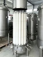 Boîtier de filtre à eau à cartouche de précision en acier inoxydable 304 ou 316L, 1m ~ 100m, réservoir sous pression 0,6-1,6 MPa, garantie 1 an
