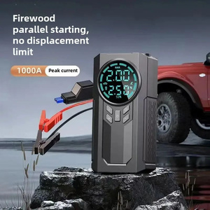 WOSEN Portable 12V Smart Clip Jump Starteror Wireless 150psi Electric Car Air Pump LED <b>Light</b> Power Bank Battery Tire Inflator - Product Image 2