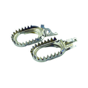 Cicatrice per Honda CRF 250X 04-17 Anti-fango titanio pedane accessori moto coppia - Product Image 1