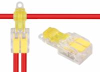 Bloc de raccordement en T LT-T2 15A 450V, connecteur de câblage non coupé pour boîte de jonction domestique