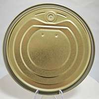401 #   Capsules de boîte de conserve EOE en fer blanc de 98,9 mm, double dorure, à motif découpé, à ouverture facile, pour boîtes de haricots
