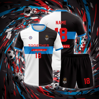 Maillots de football personnalisés d'inspiration brésilienne, technologie anti-humidité, graphismes uniques, uniformes d'équipe respirants, ensembles de football élégants