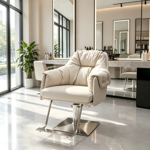 Poltrona da Barbiere Idraulica Stile Francese di Grado Commerciale in Pelle Sintetica <span class=keywords><strong>per</strong></span> Salone - Outlet di Fabbrica - Product Image 4