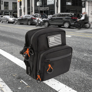 Sacs de vélo 30L en nylon imperméable, sacoche de selle portable pour porte-bagages arrière avec fermeture éclair, grande capacité, porte-bouteilles - Product Image 3