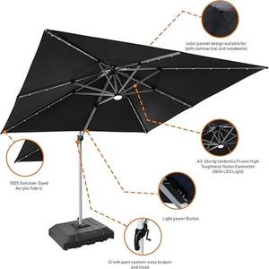 <span class=keywords><strong>Parasol</strong></span> <span class=keywords><strong>de</strong></span> jardin solaire LED <span class=keywords><strong>de</strong></span> haute qualité, grand <span class=keywords><strong>parasol</strong></span> romain <span class=keywords><strong>pour</strong></span> marché extérieur - Product Image 2