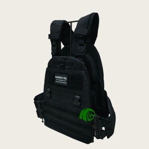 <span class=keywords><strong>Gilet</strong></span> tactique modulaire MOLLE <span class=keywords><strong>de</strong></span> qualité supérieure, durable, réutilisable, à libération rapide, ajustable pour l'entraînement sur le terrain en extérieur - Product Image 3