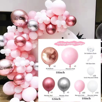 20 pièces perle bleu clair blanc Latex ballon guirlande ballon décorations de fête pour mariage et noël Premium Ballon fournitures