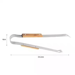 Mục Q1-202 BBQ phụ kiện 2 cái gỗ BBQ nướng thịt nướng công cụ thiết lập với mang theo túi - Product Image 4