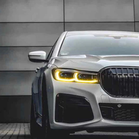 Módulo DRL de Repuesto para Automóvil SJC, Estilo Nuevo, Color Amarillo Dorado, Módulo DRL para Faros Delanteros para BMW Serie 7 G11 G12 19-22, Luz de Circulación Diurna