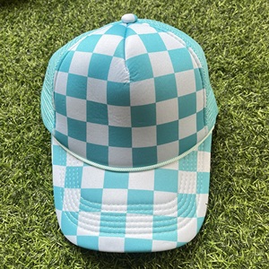 Promotion Été : Casquette Trucker en Maille à Motif Damier Personnalisable, Casquette de Baseball à <span class=keywords><strong>5</strong></span> Panneaux avec Face Avant en Mousse Tendance, Casquette de Sport à Carreaux, Casquette de Noël - Product Image 4