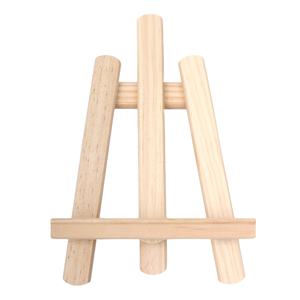 <span class=keywords><strong>Chevalet</strong></span> d'art en bois Simple avec bûches en bois pour enfants, Mini <span class=keywords><strong>chevalet</strong></span> en bois, peinture d'art, carte de nom, support d'affichage - Product Image 1