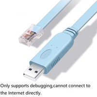 Cable de consola antivuelco Usb a Rj45 de 1,8 m para red con FTDI PL2303 IC