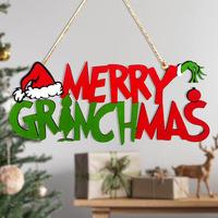 Etiquetas Navideñas Clásicas de Madera, Decoraciones Personalizadas para Árboles y Fiestas, Personalizadas en una Sola Pieza