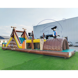 Pista <span class=keywords><strong>de</strong></span> Obstáculos Inflable <span class=keywords><strong>de</strong></span> PVC Duradera y <span class=keywords><strong>de</strong></span> Gran Venta, con Tobogán Hinchable, para Niños y Adultos, Ideal para Negocios <span class=keywords><strong>de</strong></span> Alquiler - Product Image 3