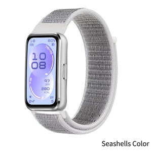 Bracelet en tissu pour <span class=keywords><strong>Huawei</strong></span> Band 11/11 Pro, bracelet en nylon souple réglable, bracelet coloré pour montre - Product Image 5