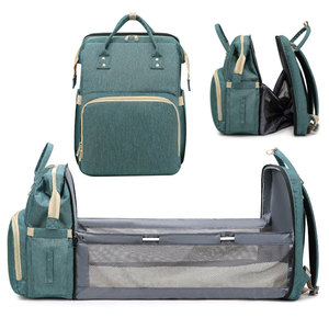 Bolsos Panaleros Sac À Langer Sac À Dos Portable Voyage <span class=keywords><strong>Berceau</strong></span> pour Bébé Poussette Sangles et Imperméable Matelas À Langer - Product Image 1