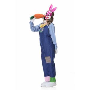 Disfraz de conejito de Pascua para adultos, mono con máscara y guantes para fiesta de Halloween, conjunto de traje para juego de rol - Product Image 4