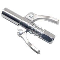 Coupleur de graissage ZM 12000 PSI robuste à verrouillage et déverrouillage rapides, double commande manuelle, pistolet à graisse NPT 1/8 sans fuite