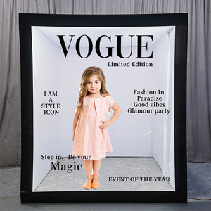 Para Vogue Glass Transparent Selfie Machine Kiosk Video Booth Compatible con Smartphones iPad Camera SLR - Product Image 6